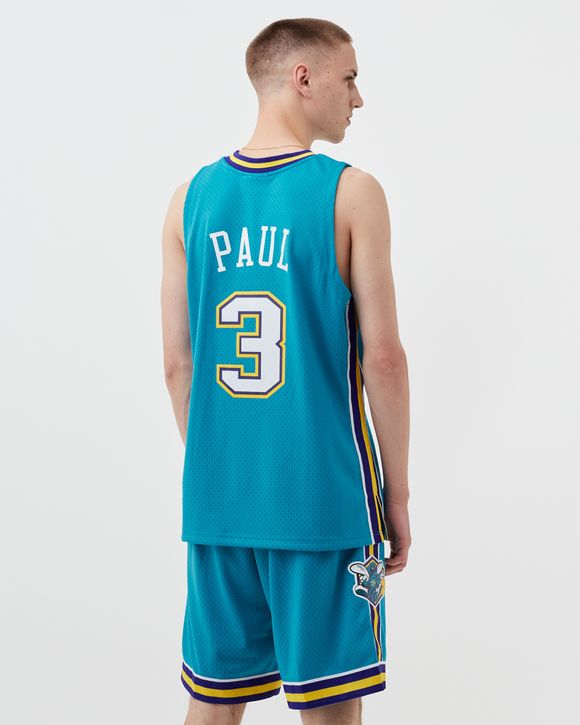 Women's Mitchell & Ness Chris Paul Teal New Orleans Hornets Hardwood  Classics 2005 Swingman Jersey