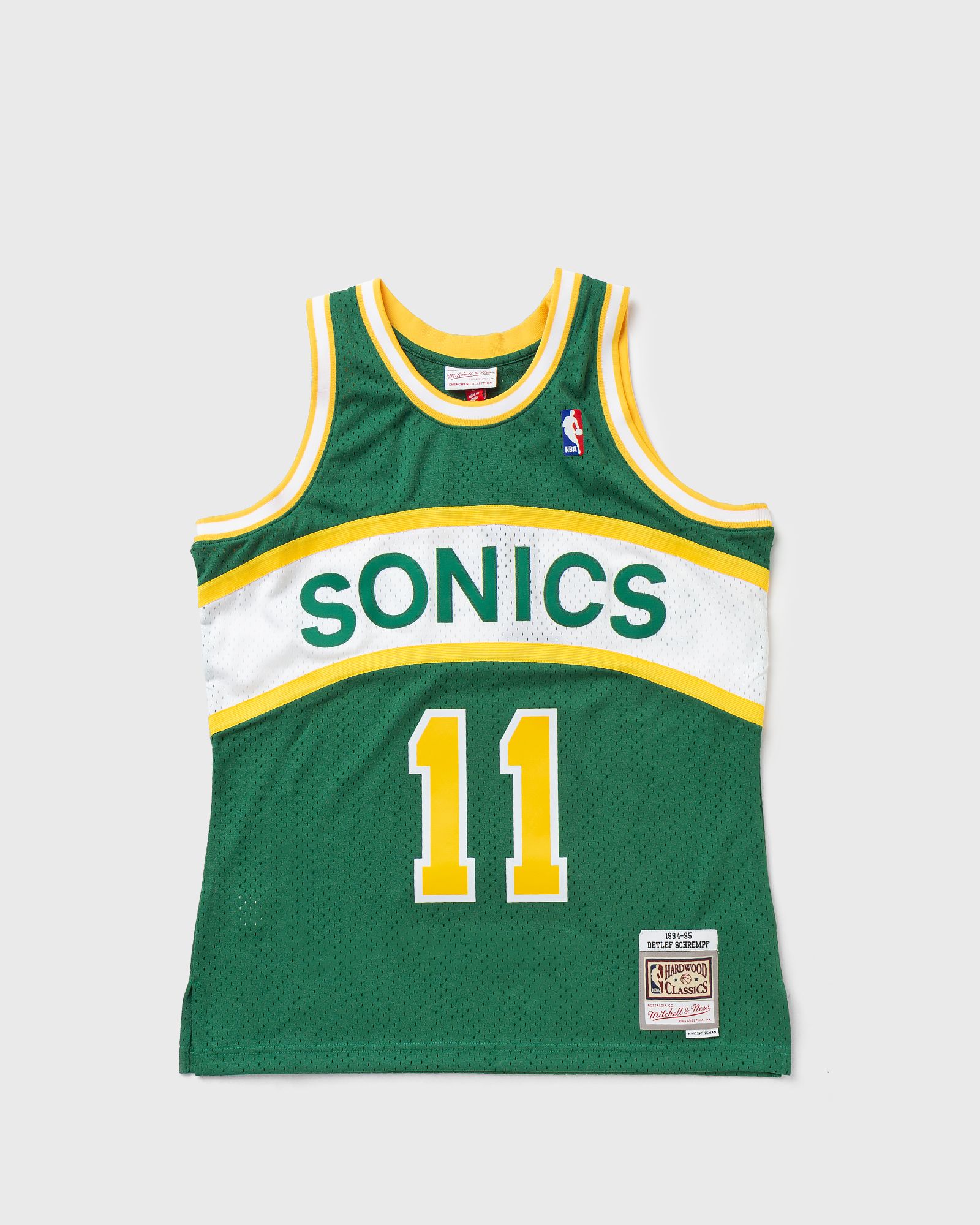 NBA Swingman Jersey SEATTLE SUPERSONICS 1994-95 Detlef Schrempf #11