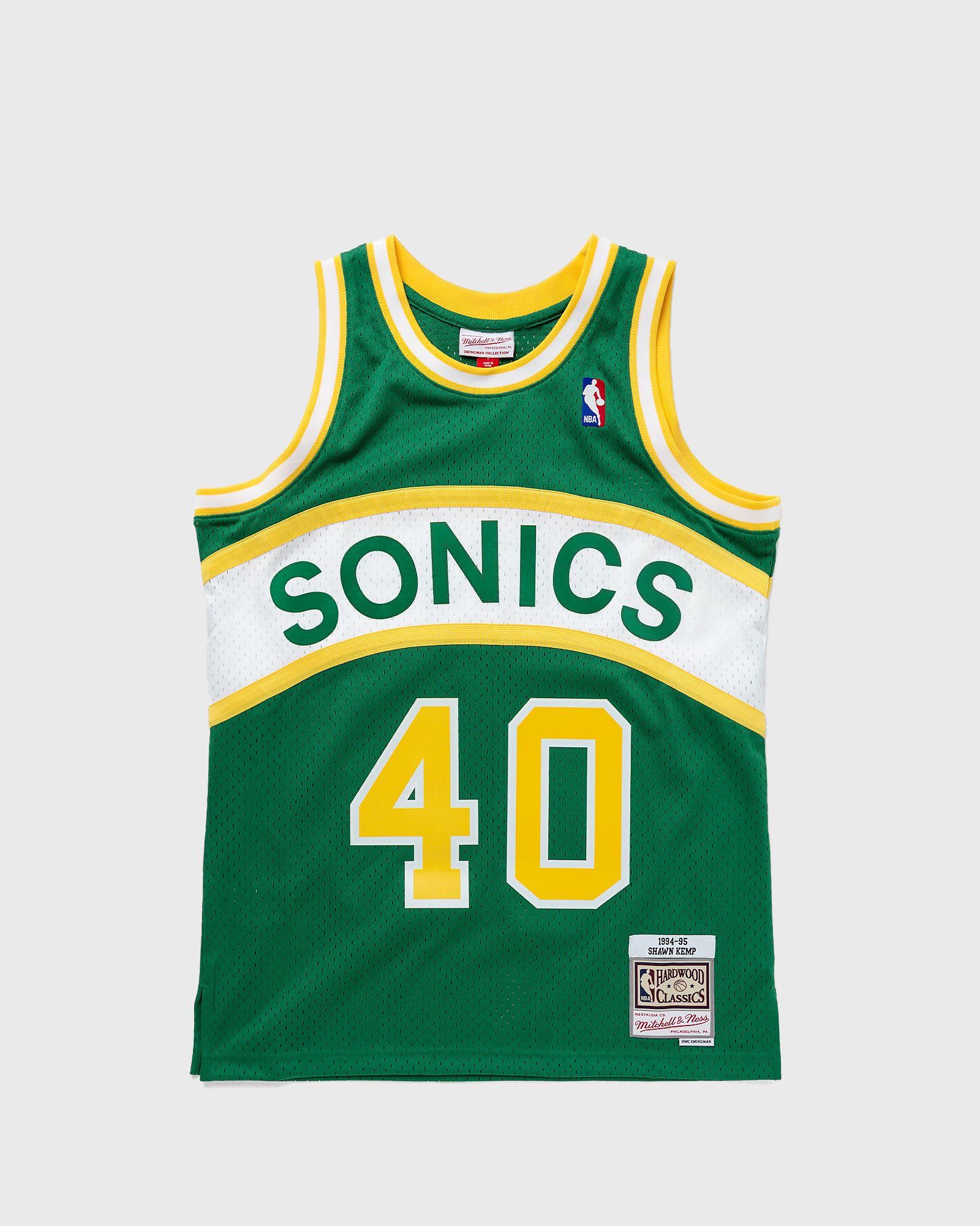 NBA Swingman Jersey Seattle SuperSonics 1994-95 Shawn Kemp #40