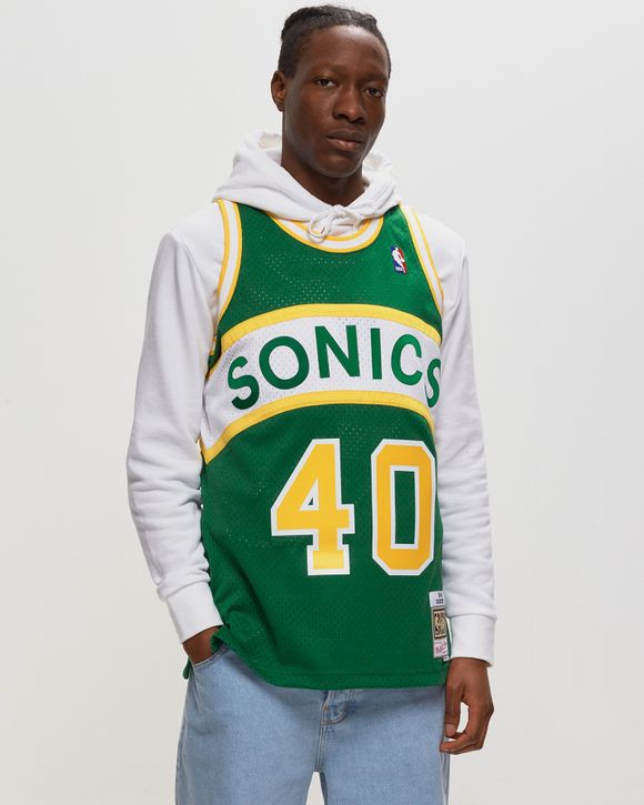 Mitchell and Ness Seattle SuperSonics Shawn Kemp #40 Space Jersey