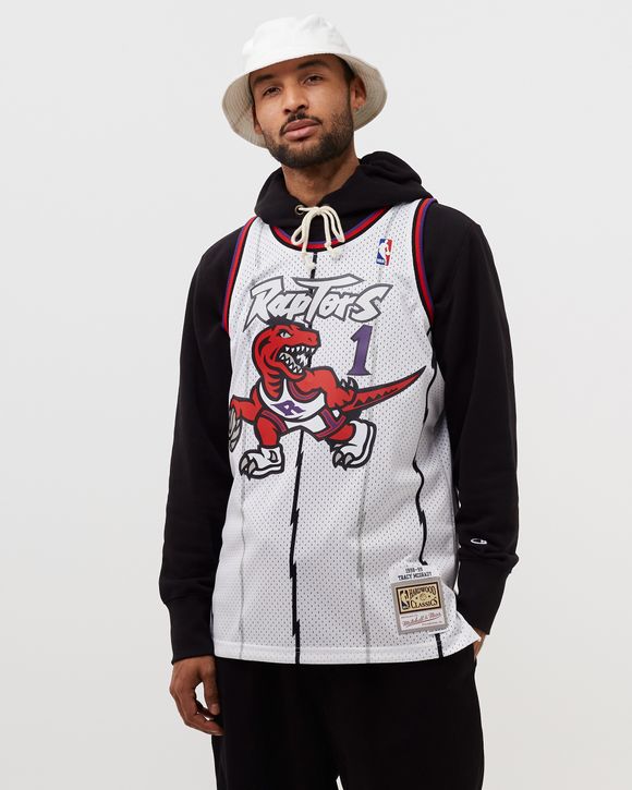 Men's Mitchell & Ness Tracy McGrady White Toronto Raptors 1998-99 Hardwood  Classics Swingman Player Jersey