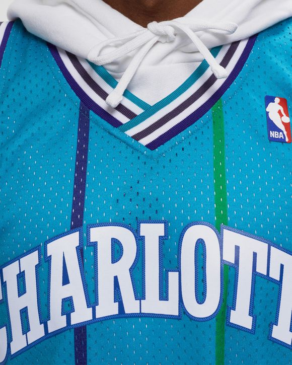 Men's Charlotte Hornets Larry Johnson Mitchell & Ness Black 1992