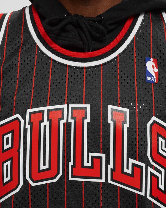 Dennis Rodman Chicago Bulls Mitchell & Ness Black Hardwood Classics 1995-96  Swingman Jersey