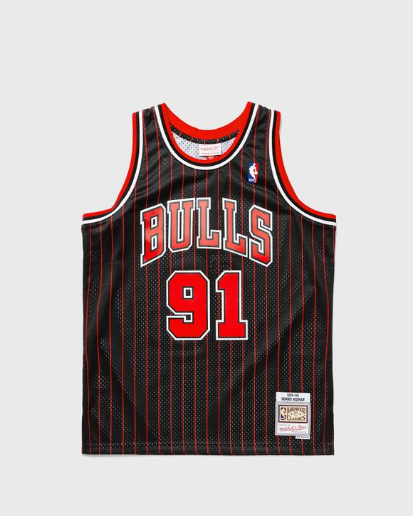 Dennis Rodman Chicago Bulls Red Swingman Jersey Mitchell & Ness