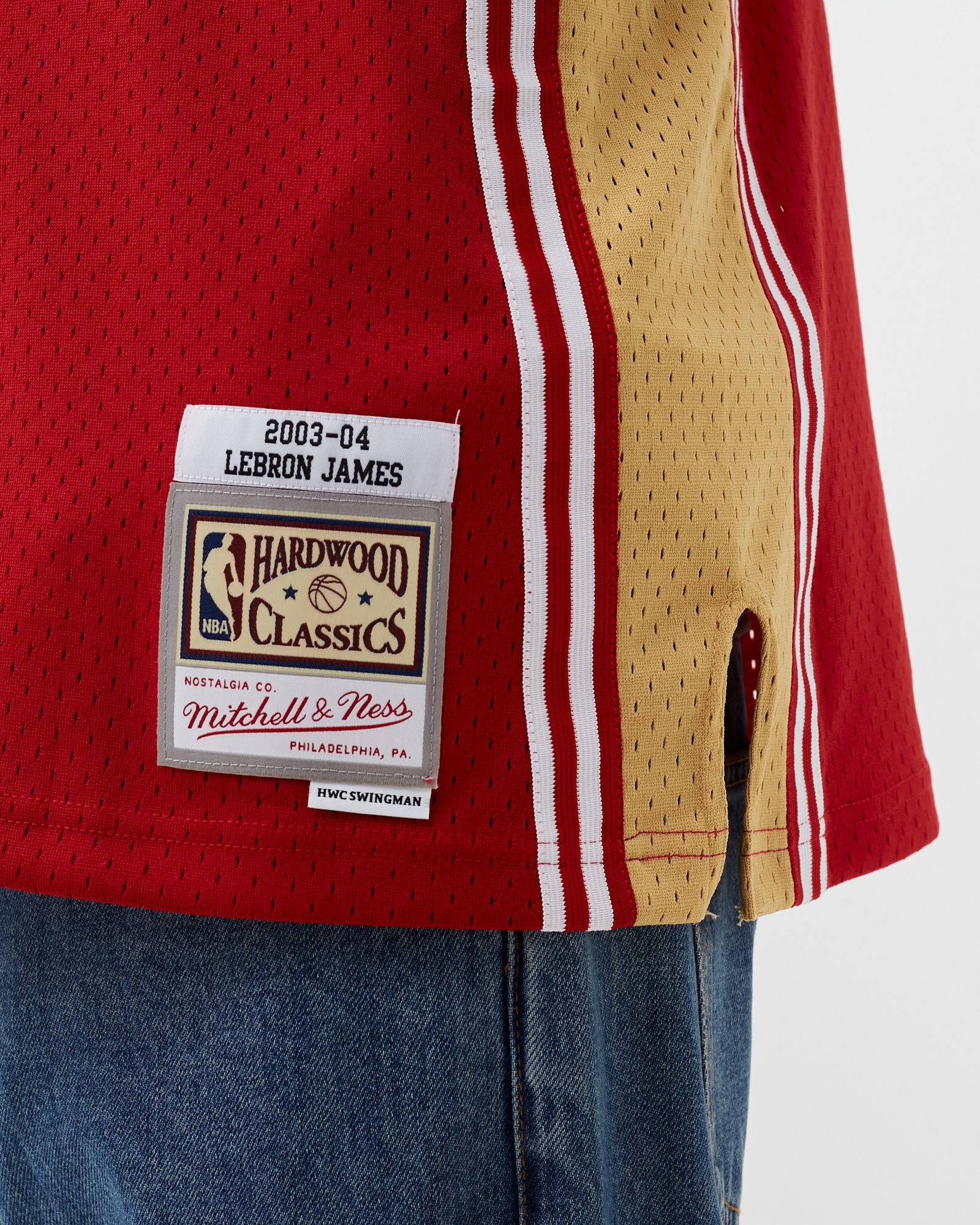 NBA SWINGMAN JERSEY CLEVELAND CAVALIERS ROAD 2003-04 LEBRON JAMES #23