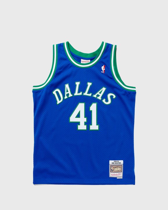 Mitchell & Ness Dallas Mavericks #41 Dirk Nowitzki royal Swingman