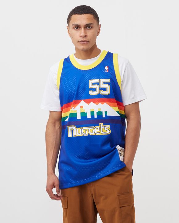 NBA Swingman Jersey Denver Nuggets Road 1991-92 Dikembe Mutombo #55