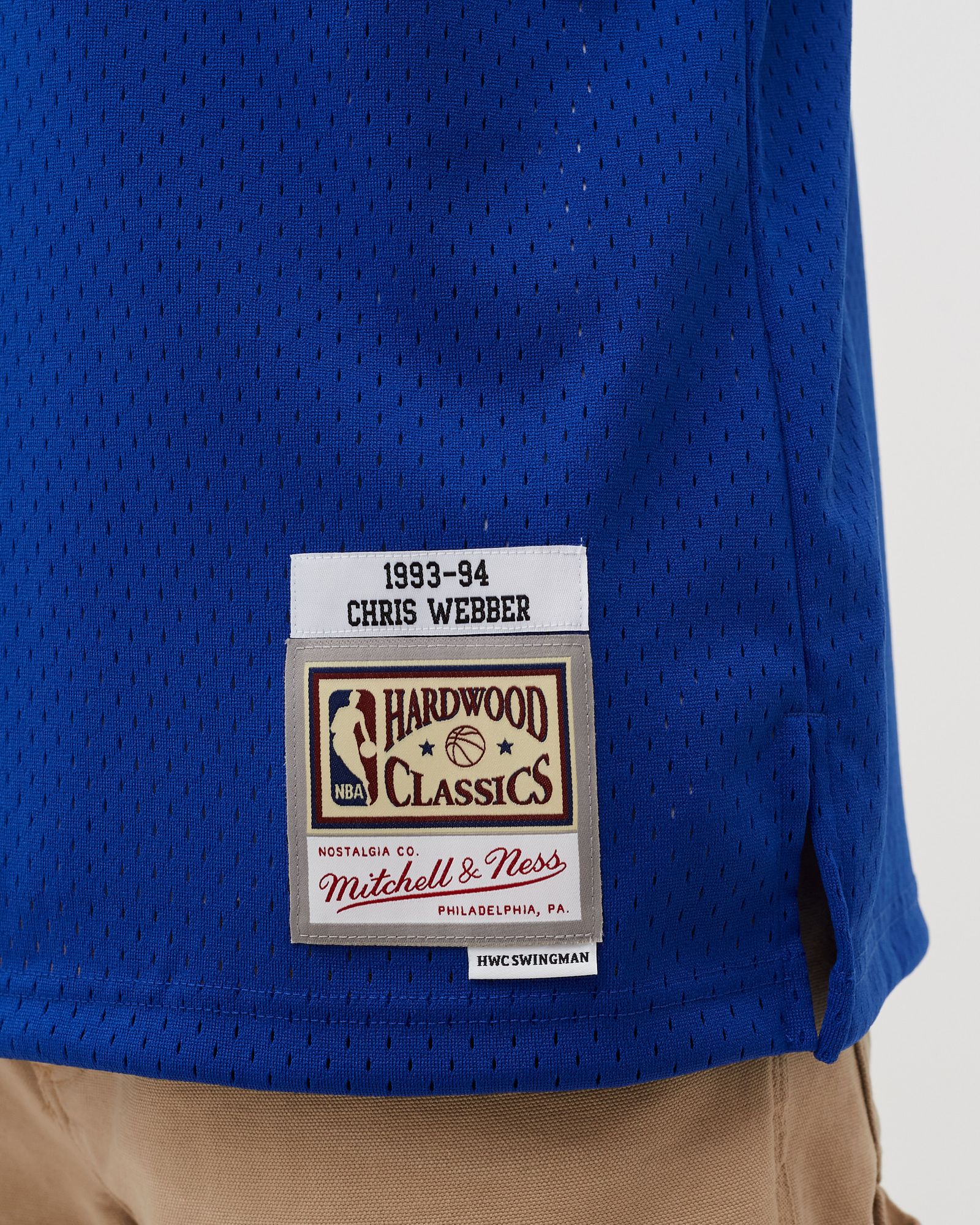 NBA Swingman Jersey Golden State Warriors Road 1993-94 Chris Webber #4