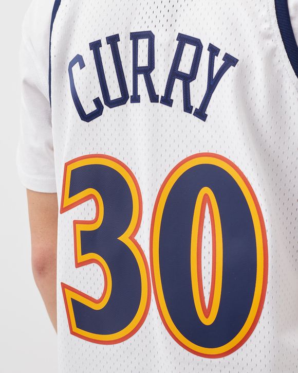 Mitchell & Ness Golden State Warriors Stephen Curry 2009 Home Swingman  Jersey (Medium)