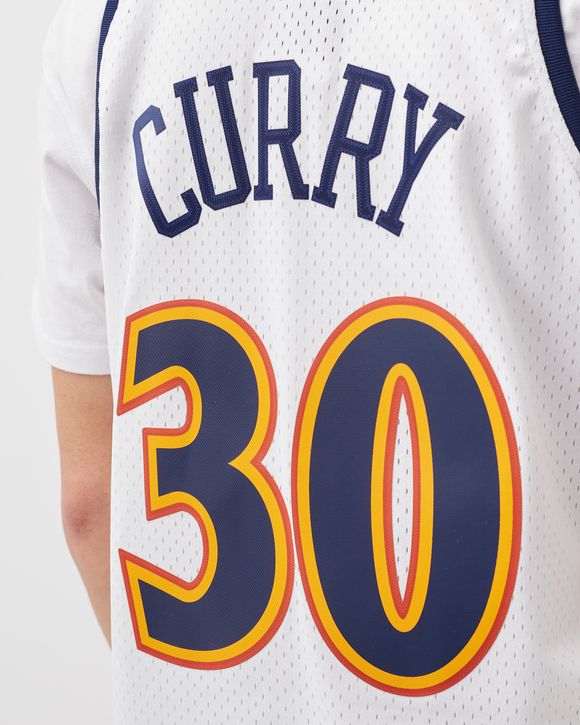 Stephen Curry Golden State Warriors Mitchell & Ness Hardwood Classics 2009-10 Home Authentic Jersey - White