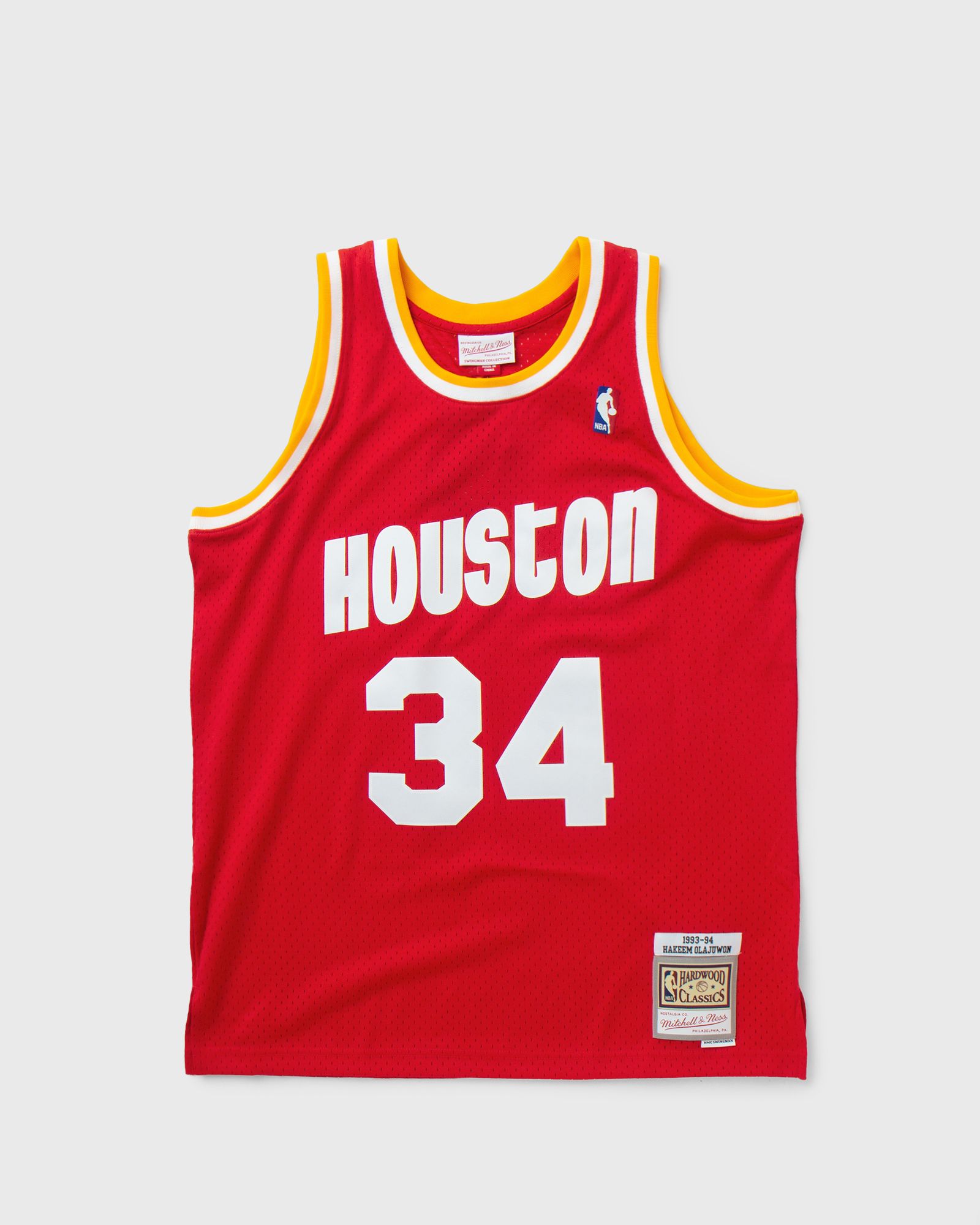 NBA Swingman Jersey Houston Rockets Road 1993-94 Hakeem Olajuwon #34