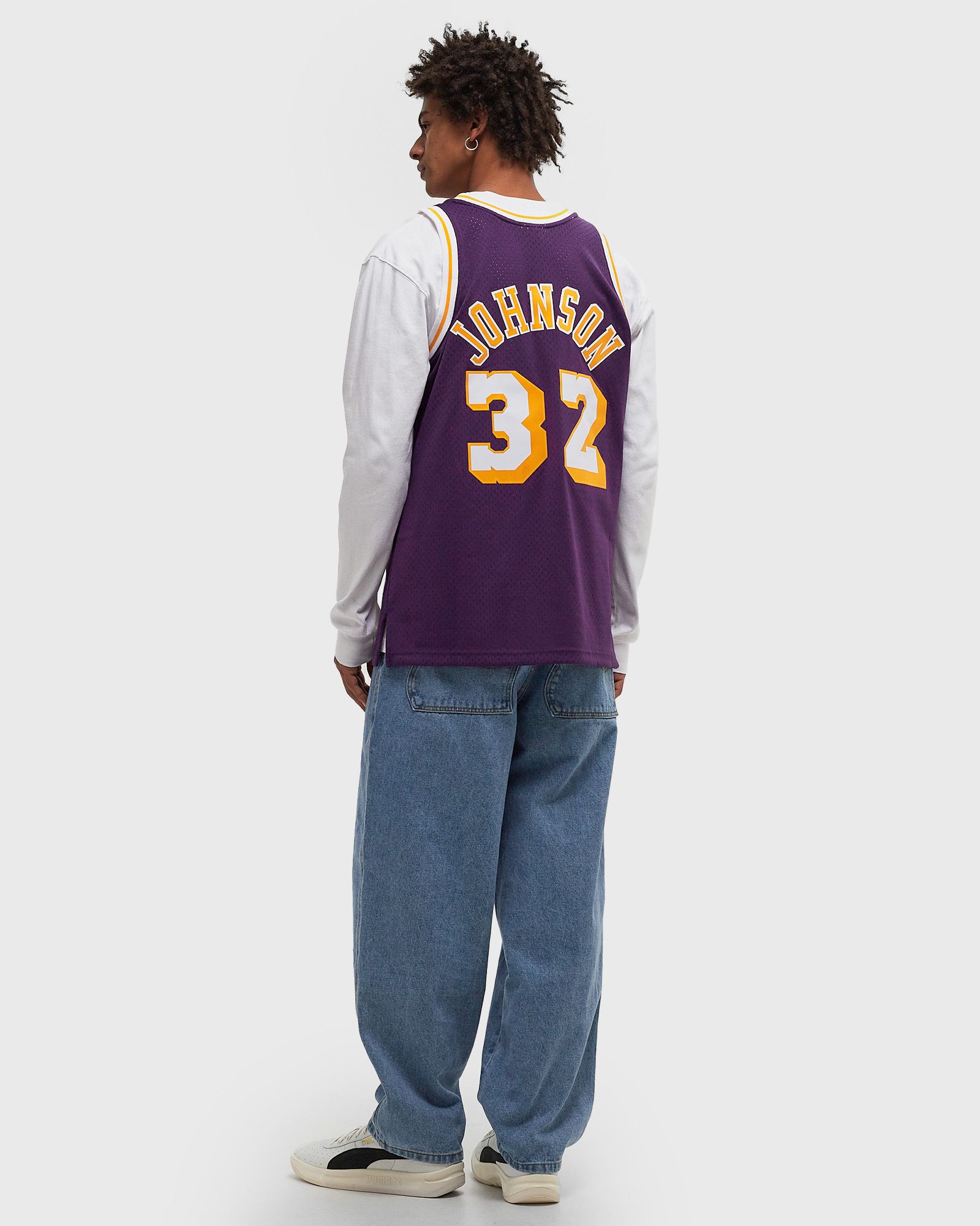 NBA SWINGMAN ROAD JERSEY LOS ANGELES LAKERS 1984 MAGIC JOHNSON #32