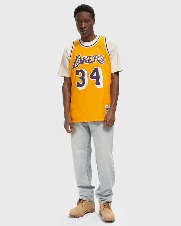 NBA Swingman Jersey Los Angeles Lakers Home 1996-97 Shaquille O'Neal #34