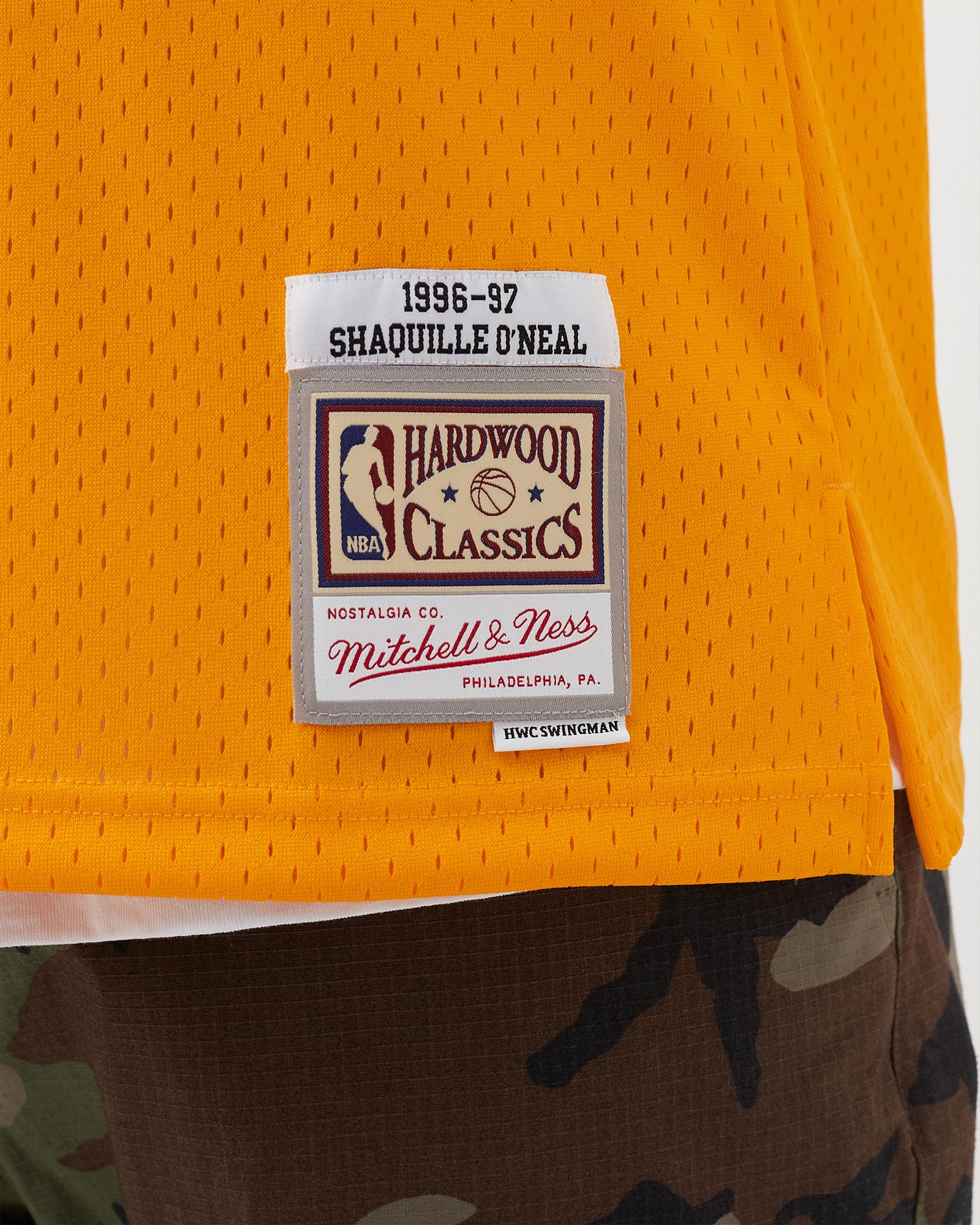 NBA Swingman Jersey Los Angeles Lakers Home 1996-97 Shaquille O'Neal #34