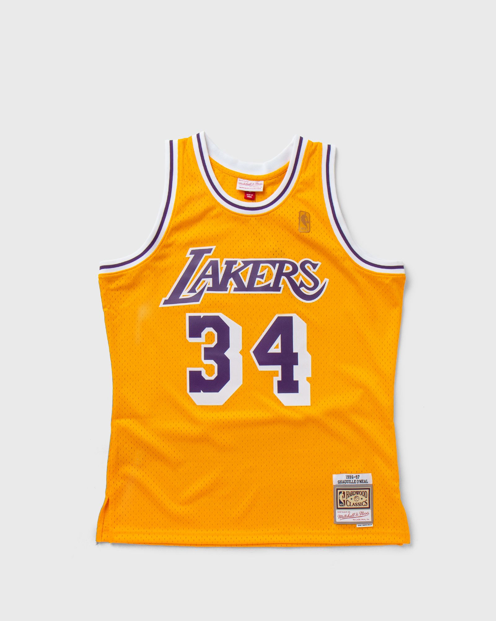 NBA Swingman Jersey Los Angeles Lakers Home 1996-97 Shaquille O'Neal #34