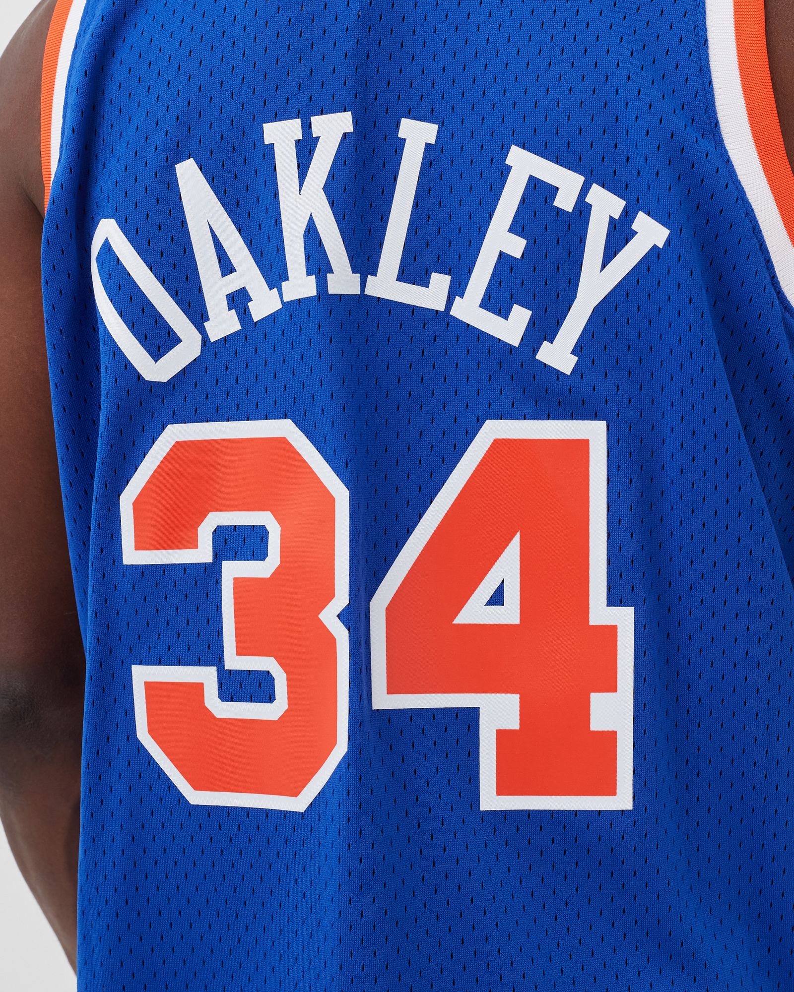 NBA Swingman Jersey New York Knicks Road 1991-92 Charles Oakley #34