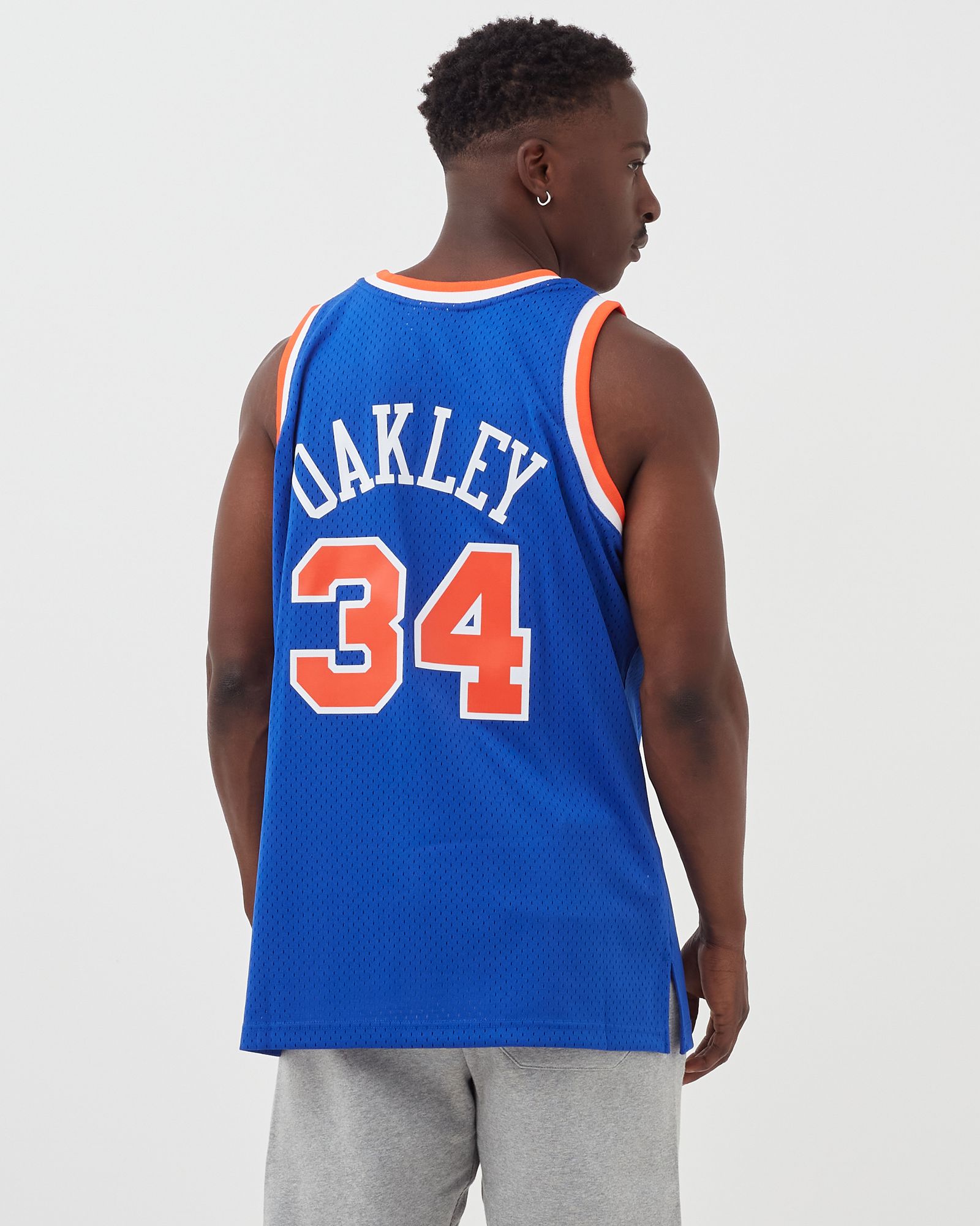 NBA Swingman Jersey New York Knicks Road 1991-92 Charles Oakley #34