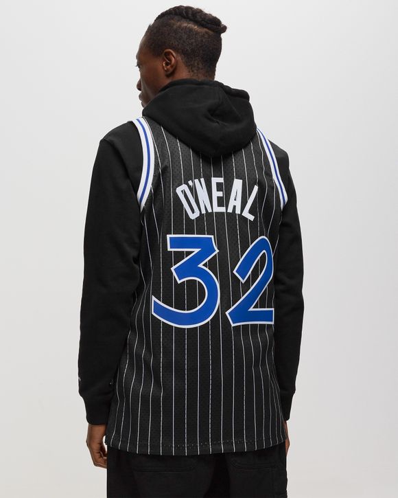 Mens Orlando Magic Shaquille O'Neal adidas Black Hardwood Classics Swingman  Jersey