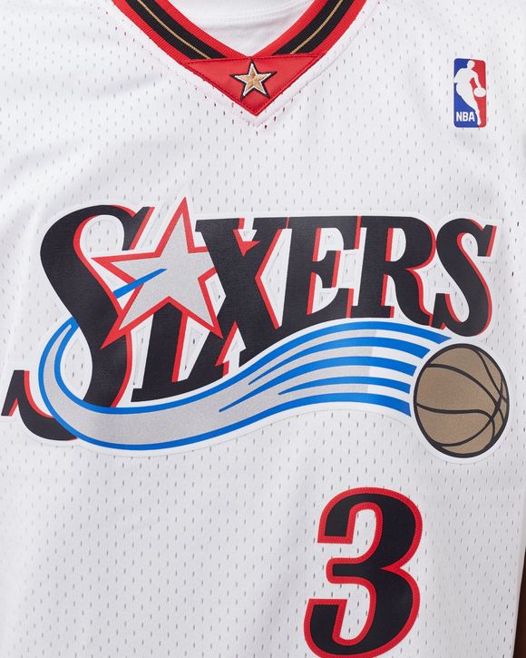 Philadelphia 76ers Allen Iverson 2000 Hardwood Classics Home Swingman  Jersey - White - Mens