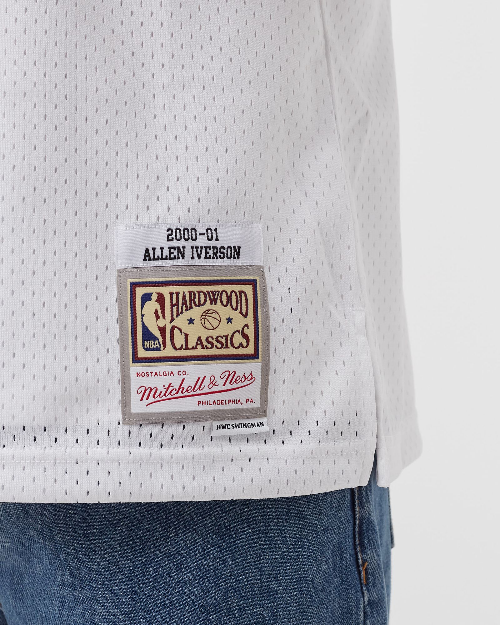 NBA Swingman Jersey Philadelphia 76ers Home 2000-01 Allen Iverson #3