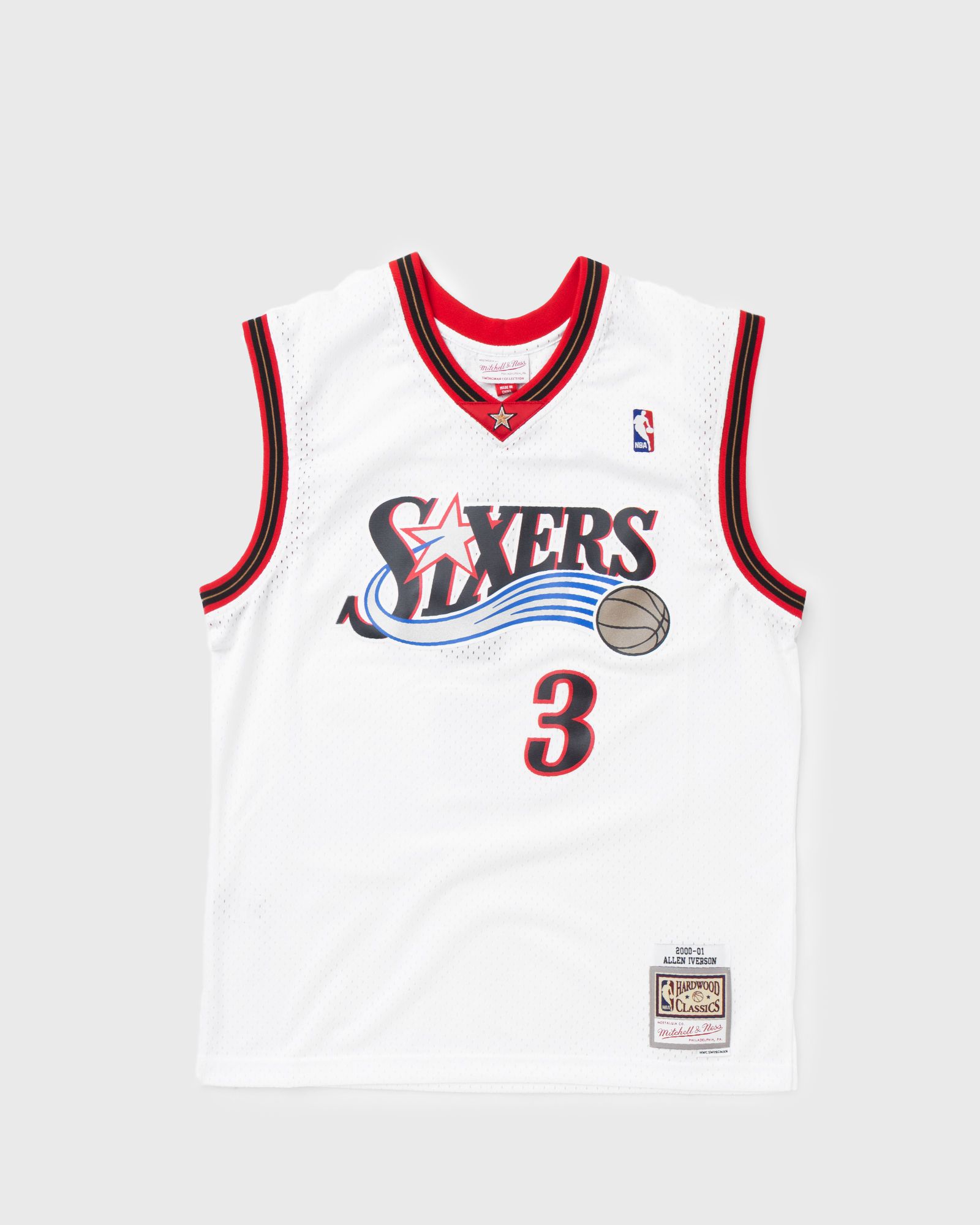 NBA Swingman Jersey Philadelphia 76ers Home 2000-01 Allen Iverson #3