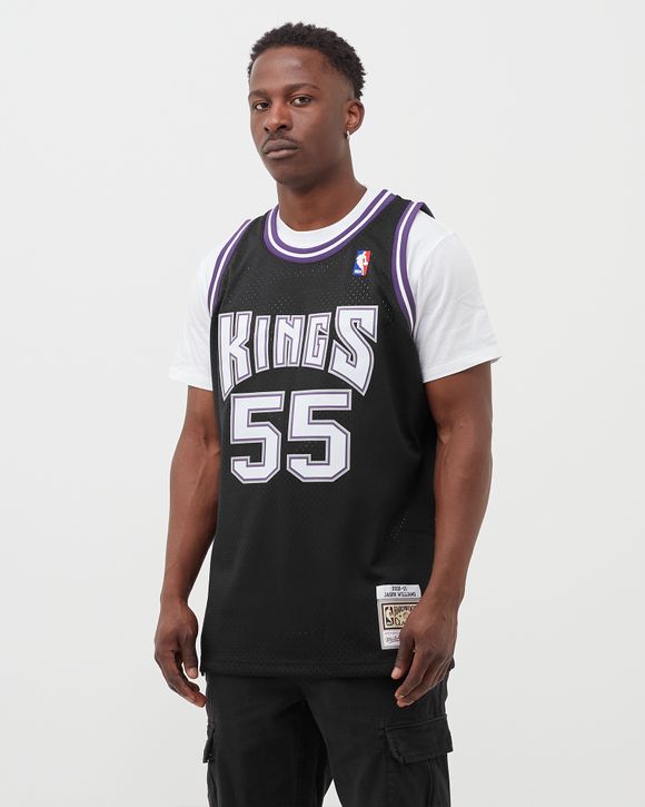 Mitchell & Ness Men's Sacramento Kings Jason Williams #55 Swingman Jersey, Size: Medium, Black