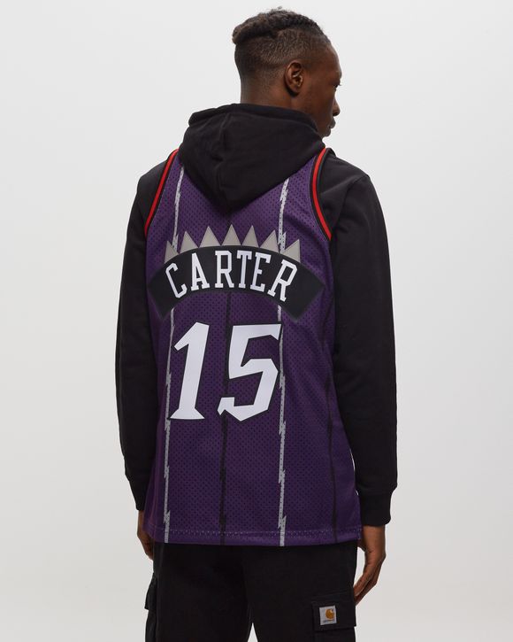 100% Authentic Vince Carter Mitchell Ness 98 99 Raptors Jersey Size 44 L Mens
