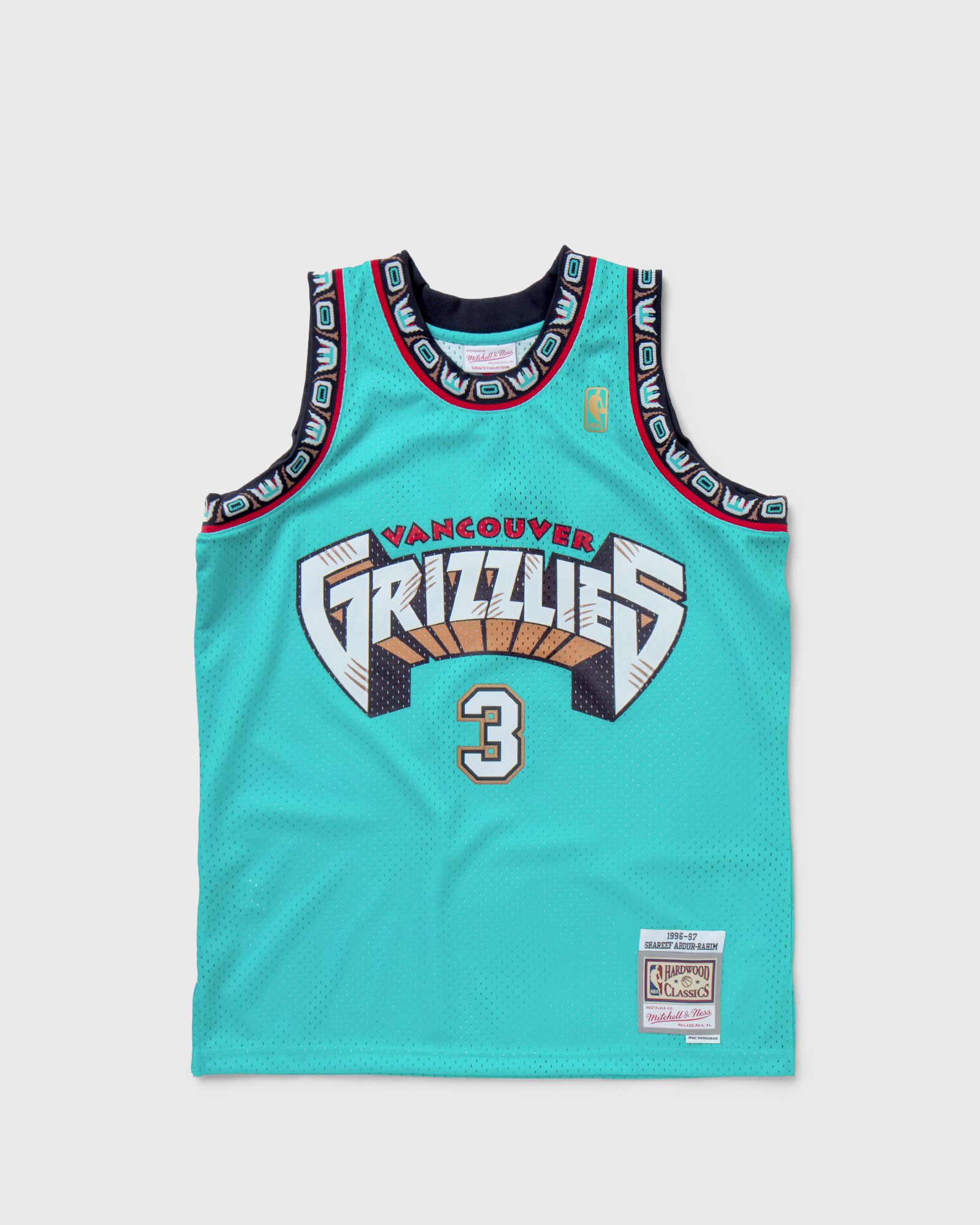 NBA SWINGMAN JERSEY VONCOUVER GRIZZLIES ROAD 1996-97 SHAREEF ABDUR-RAHIM #3