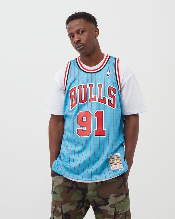 Men's Mitchell & Ness Dennis Rodman White Chicago Bulls 1995-96 Hardwood  Classics Reload 3.0 Swingman Jersey