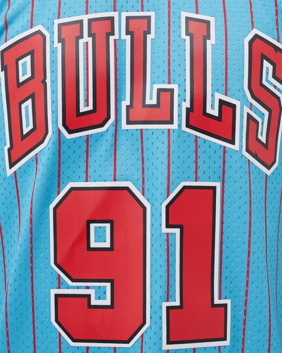 NBA Chicago Bulls #91 Dennis Rodman HWC Swingman Jersey Mitchell Ness  1995-96 - Cap Store Online.com