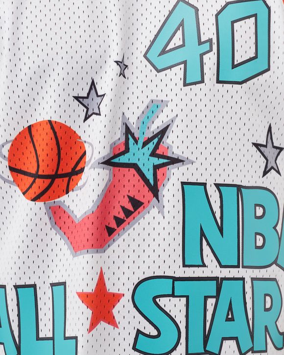 Men's All Star West NBA 1996 Shawn Kemp Swingman White Jersey