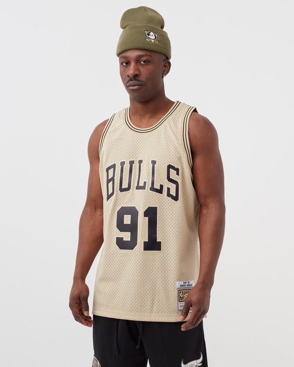 Mitchell & Ness Chicago Bulls #91 Dennis Rodman white Swingman