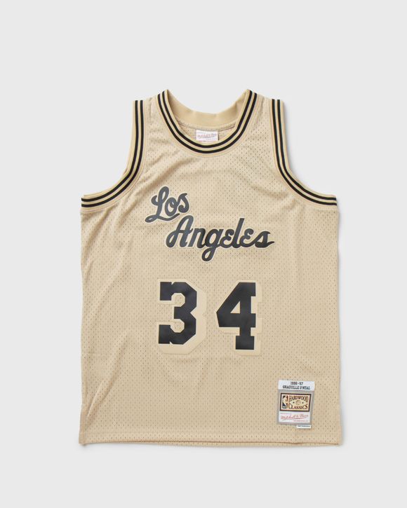 Los Angeles Lakers #34 Shaquille O’Neal Mitchell 2XL