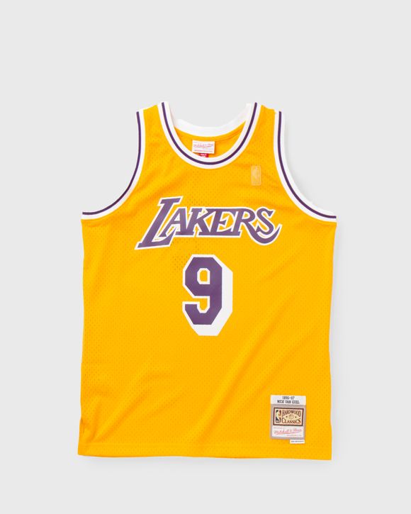 Los Angeles Lakers Nike Custom Swingman Jersey Gold - Icon Edition