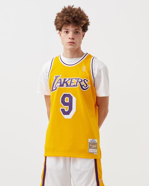 MITCHELL AND NESS Los Angeles Lakers Nick Van Exel Swingman Jersey  SMJYLG19014-LALLTGD96NVE - Shiekh
