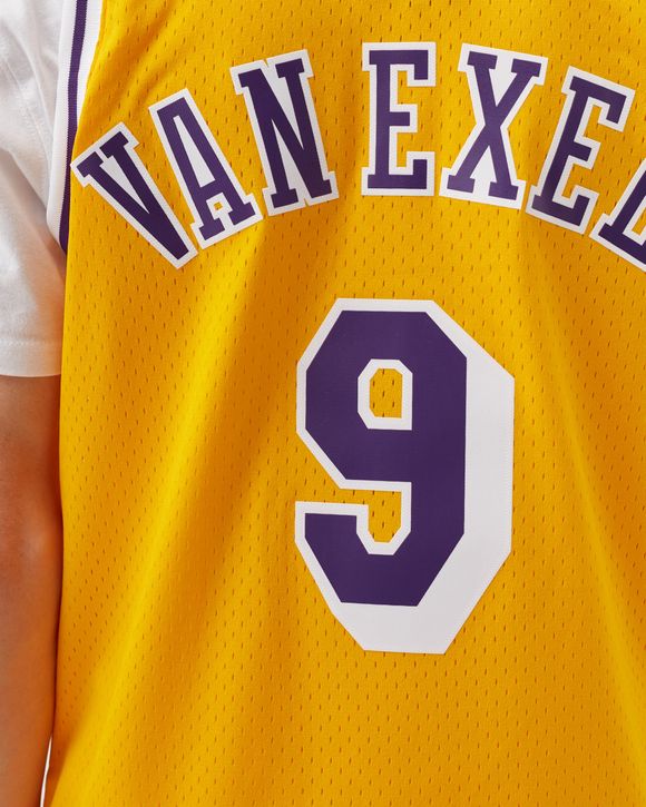 Los Angeles Lakers: Nick Van Exel 1994/95 Yellow Champion Jersey