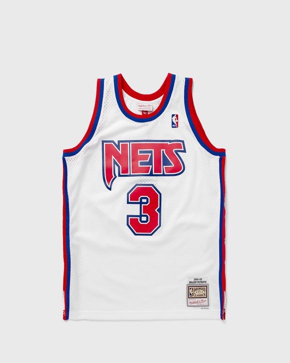 Vintage New Jersey Nets Drazen Petrovic 3 Basketball NBA 