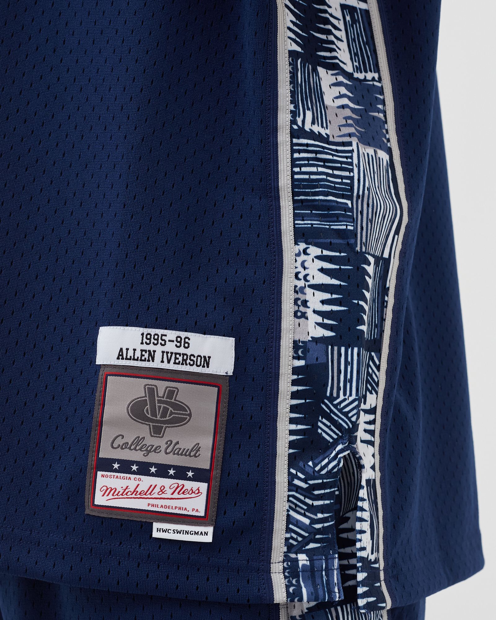NBA Swingman Jersey Georgetown University 1995-96 Allen Iverson #3