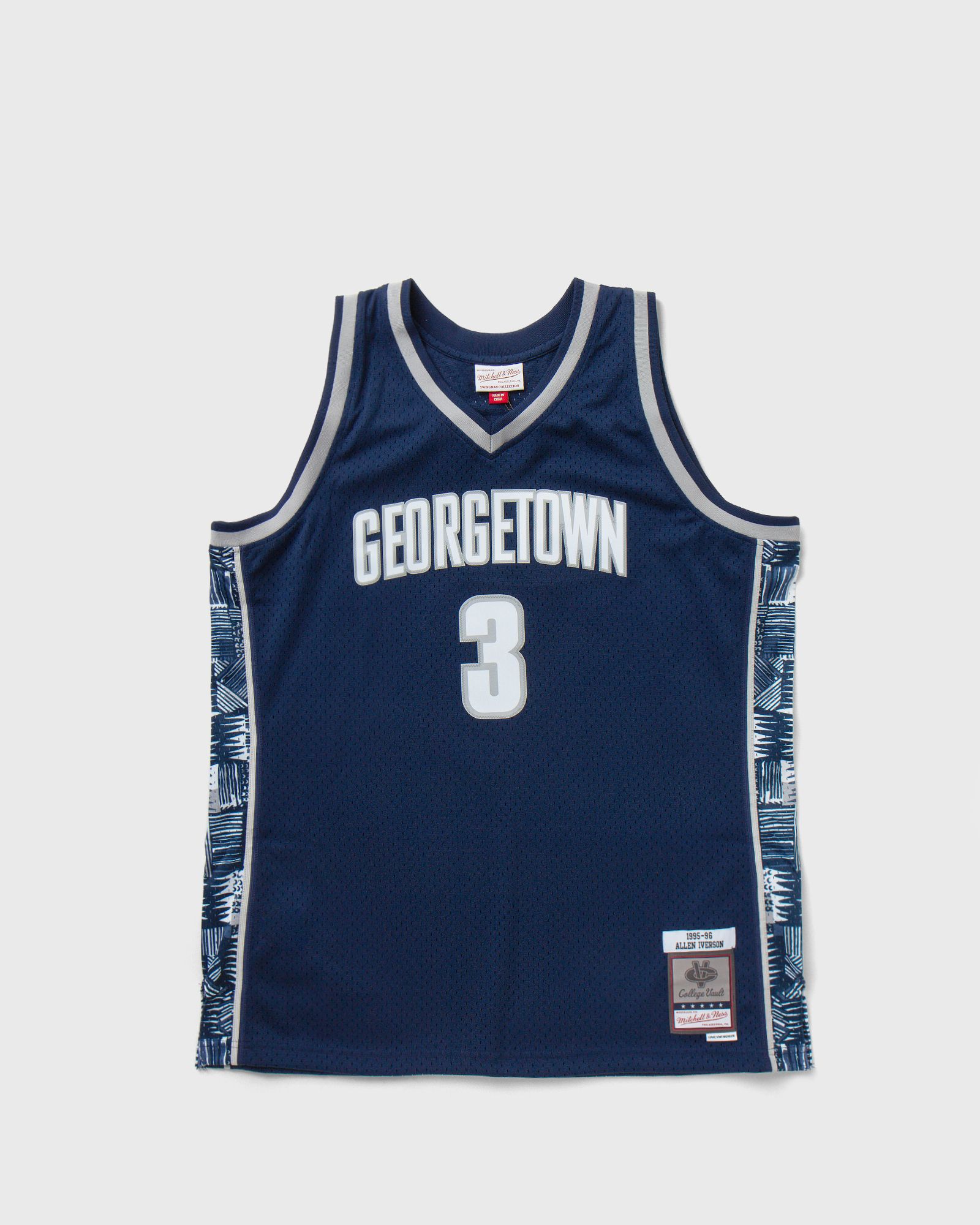 NBA Swingman Jersey Georgetown University 1995-96 Allen Iverson #3