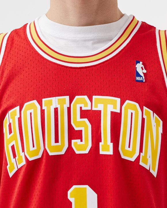 Mitchell & Ness Men's Houston Rockets Hardwood Classic Swingman Jersey - Tracy McGrady - Red