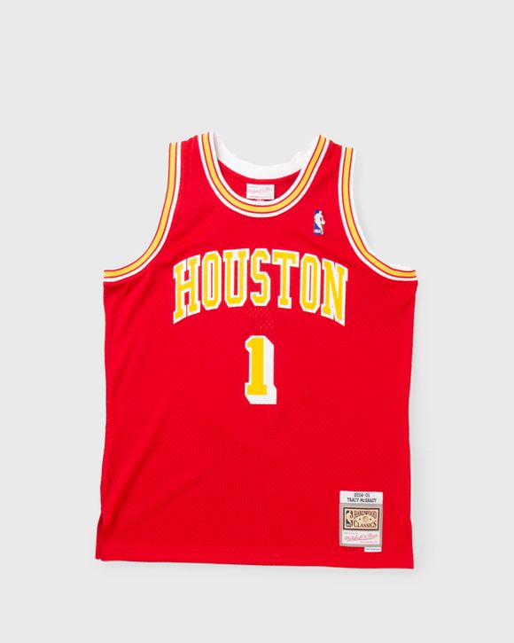 Mitchell & Ness Men's Houston Rockets Hardwood Classic Swingman Jersey - Tracy McGrady - Red