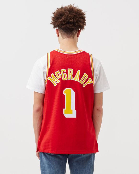 TRACY MCGRADY #1 HOUSTON ROCKETS MITCHELL & NESS JERSEY MENS