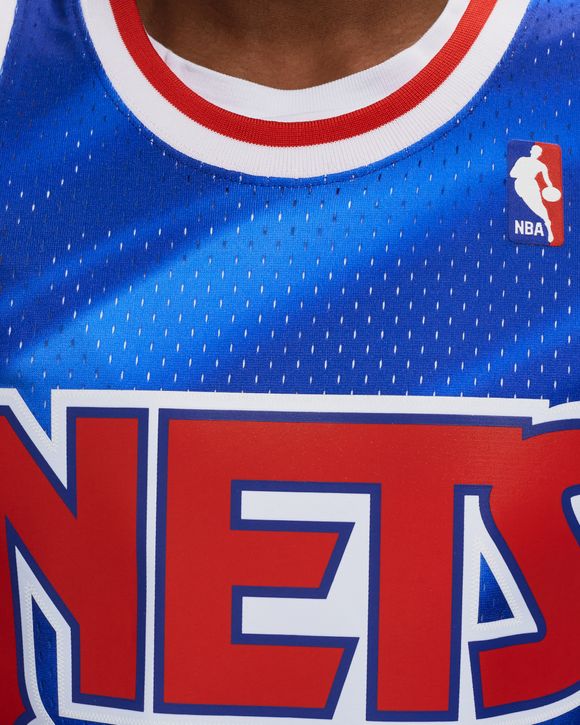 Men's Mitchell & Ness New Jersey Nets NBA Drazen Petrovic 1995-96 Away  Swingman Basketball Jersey