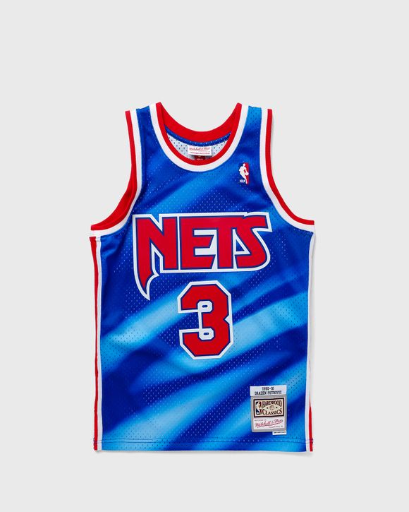 Men's New Jersey Nets Mitchell & Ness Blue Hardwood Classics