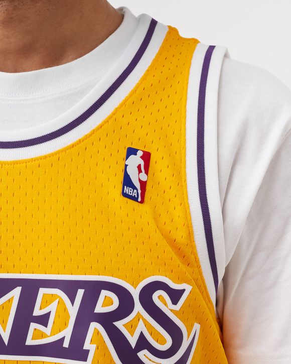 Mitchell And Ness NBA Swingman Jersey Lakers Johnson Purple White (Men –  Sports Connection