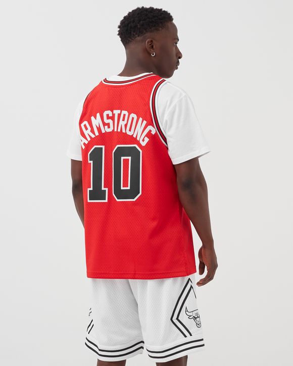 B.J. Armstrong Chicago Bulls Mitchell & Ness 1990-91 Hardwood Classics Swingman Jersey - Scarlet