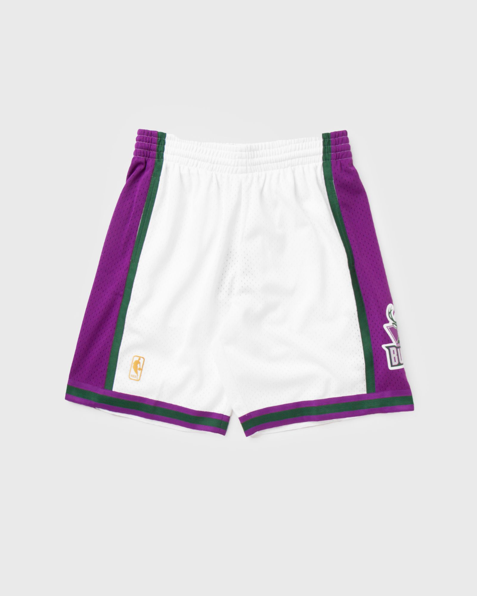 Mitchell & Ness - nba swingman shorts milwaukee bucks 1996-97 men sport & team shorts white in größe:xl