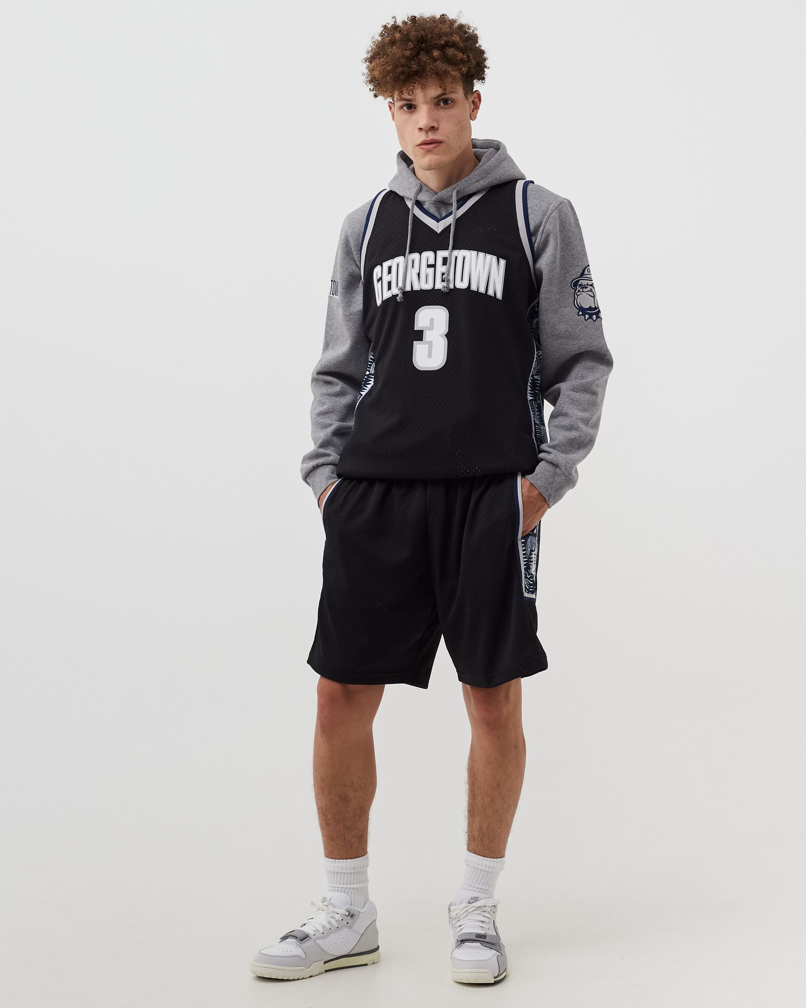 NCAA SWINGMAN SHORTS GEORGETOWN UNIVERSITY ALTERNATE 1995