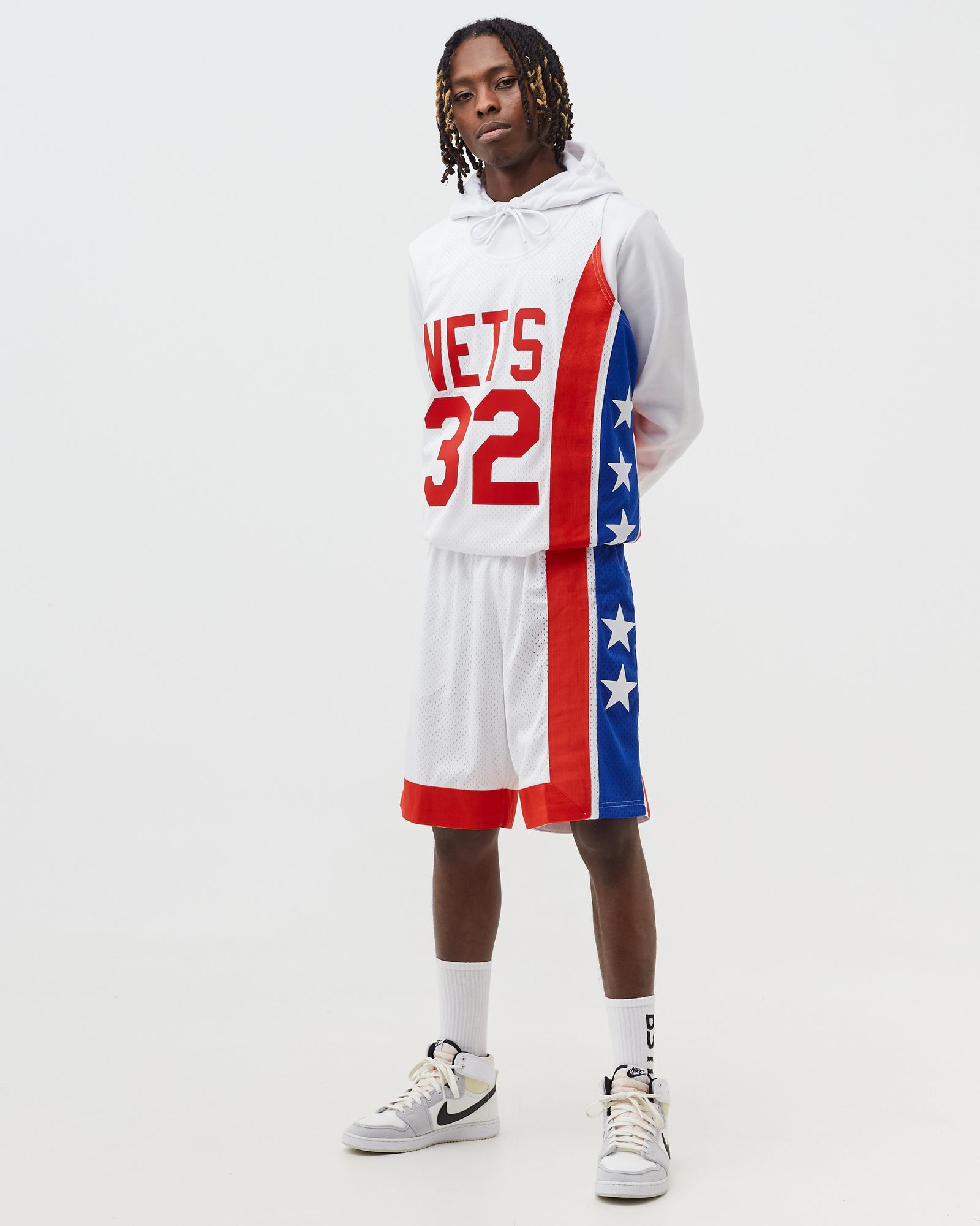 NBA Swingman Shorts New York Nets Home