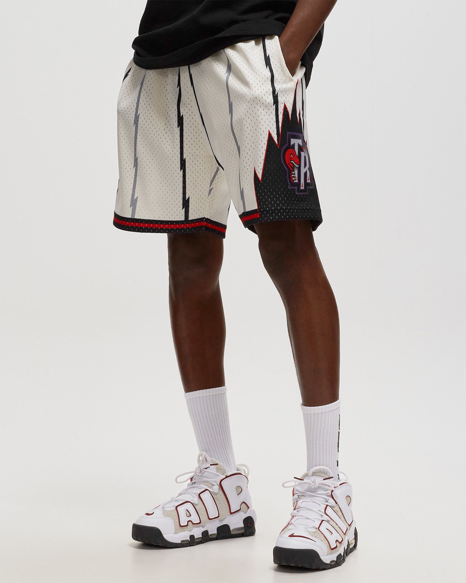 NBA CREAM TEAM COLOR SWINGMAN SHORTS RAPTORS 1998